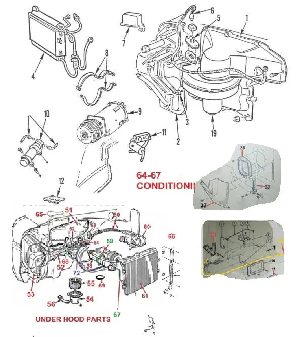 64-67 Chevelle Ac Parts 1
