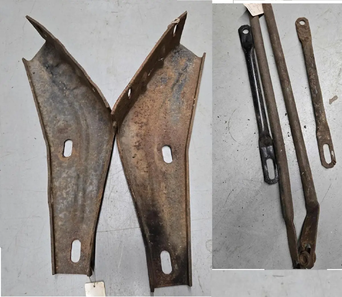 Front Bumper Bracket Set,Used 71-2 Cutlass 442 1