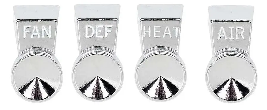 Heater Control Knob Set, 4Pcs New 61 62 Impala 1
