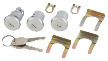 Door Trunk Lock Kit, 67-8 Fb, 68 F-Body, 66-7 Gto, 67 Ch, 66 Sk, W/Original Key 1
