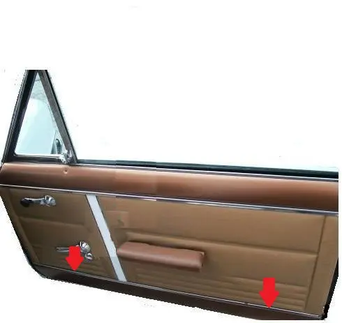 Door Panel Molding ,Lower Used 62- 67 Nova Chevy 2 1