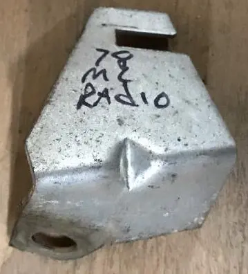 Radio Side Bracket ,78-88 Monte El Camino 1