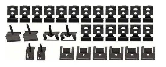 Rear Window Molding Clip Set, Hardtop New 62-64 B-Body 1