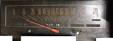 Speedometer ,Rectangular Used 73 74 Chevelle 1