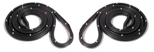 Door Weatherstrips, Pair 2 Door Post 64-65 A-Body 2