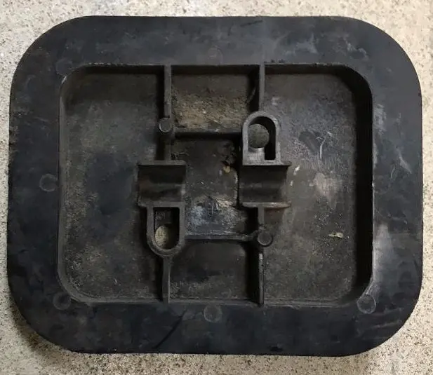 Gas Pedal Pivot Plate ,Used Plastic 68-72 442 Skylark , 72 Gto, 1