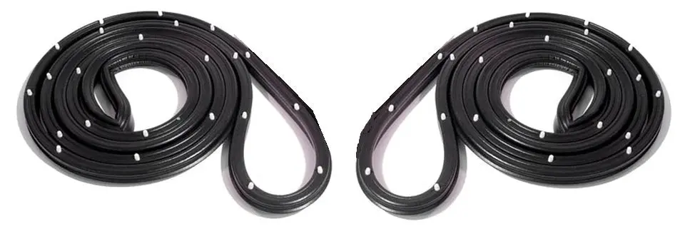 Door Weatherstrips, Front 4 Door,Sedan & S-W 64-67 A-Body 1