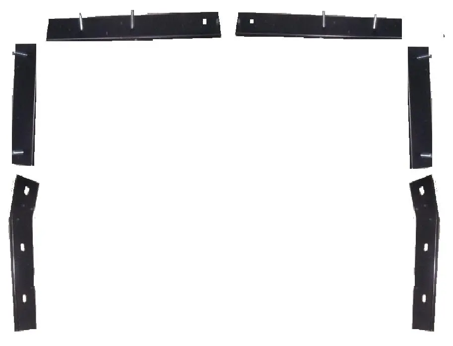 Front Bumper Fascia Side Retainers,6Pcs  81-88 Monte Carlo Ss 1