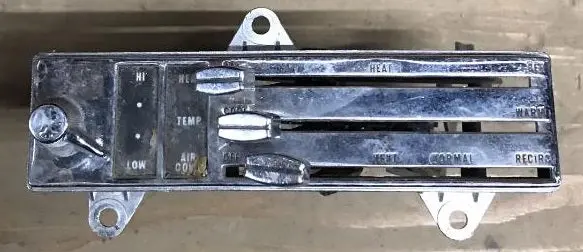 Heater Controls ,W/Ac Used 66 67 Cutlass 442 1