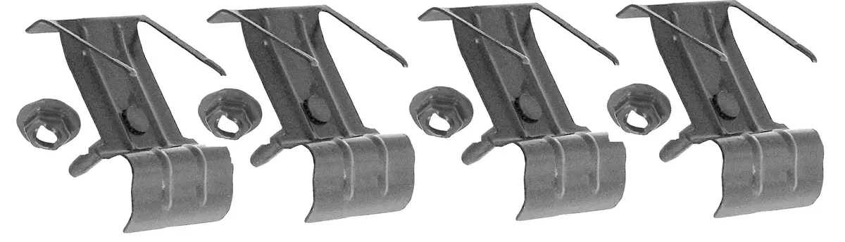 Tailgate Molding Clips, 4Pcs 68-72 Elcamino 1