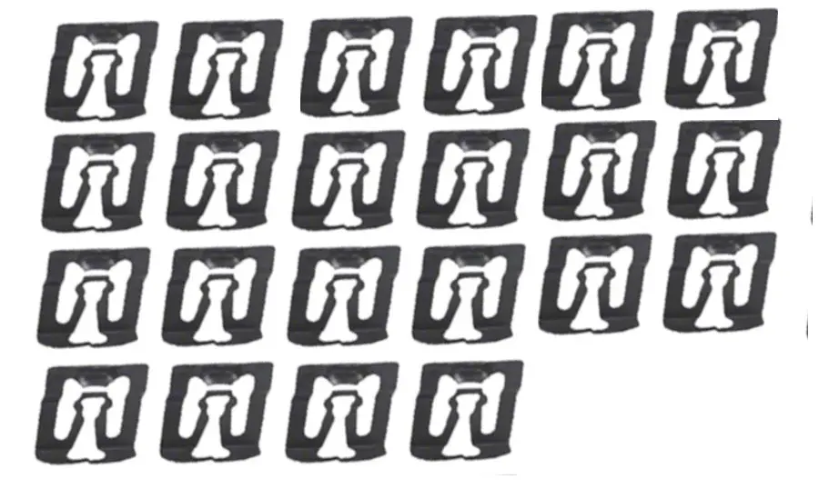 Window Moldings Clip Set New 22 Pcs 5/8" X 3/4" 1