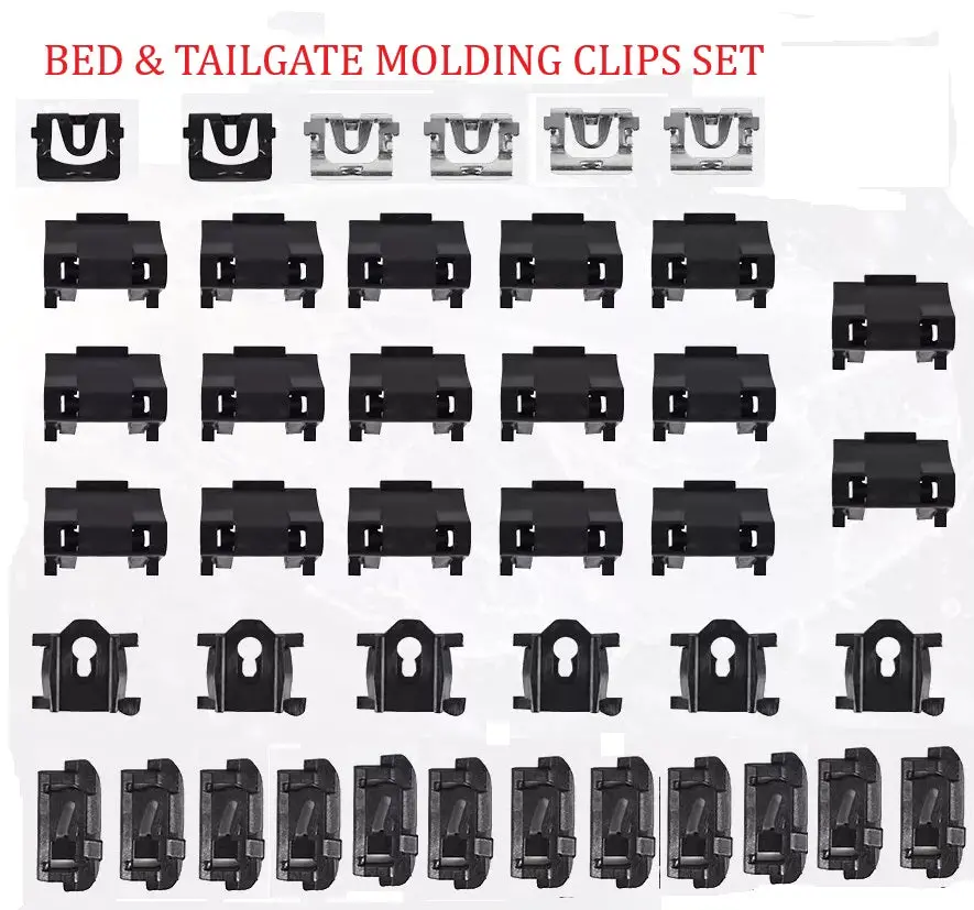 Bed Molding Clip Kit,New 78-87 Elcamino 1