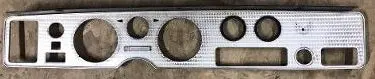 Dash Bezel ,Silver No Ac Used 74-79 Trans Am 1