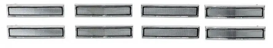 Door Panel Emblems Set, New 67 Chevelle Elcamino 1