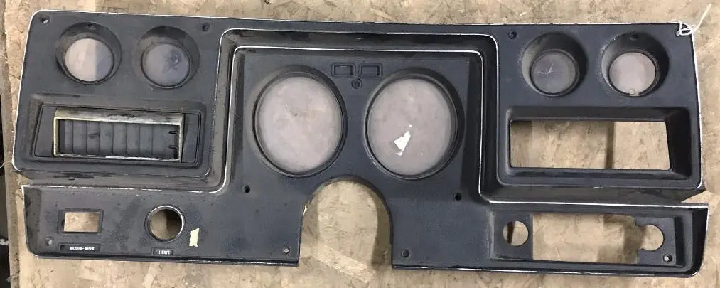Dash Bezel ,For Round Gauges,Used 73-77 Monte Carlo 1