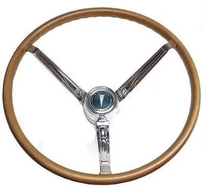 Steering Wheel, Woodgrain Assmy New 65-6 Pontiac 1