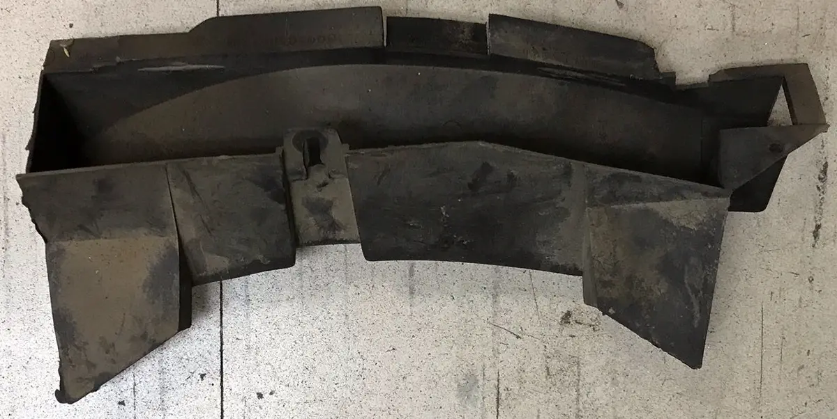 Floor Heater Duct, W/Ac Cars, Used, 78-88 G-Body 2