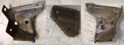 Rear Bumper Bracket Set, Used 69 70 Grand Prix 1