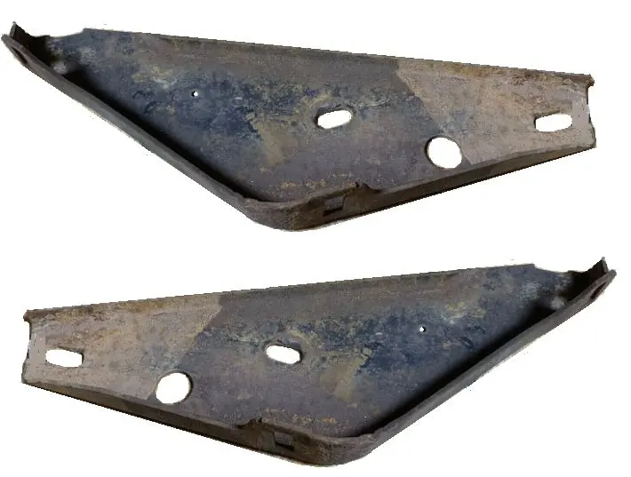 Rear Bumper Bracket ,Pair Used 67 Gto Lemans 1