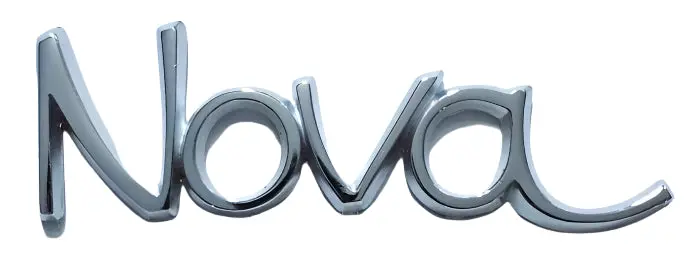 Fender Emblem ,Each New "Nova" 68-72 Nova 1