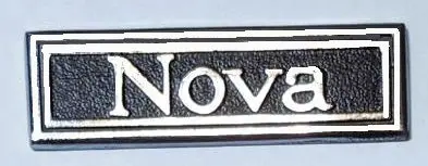 Door Panel Emblem,Each New " Nova " 69-72 1