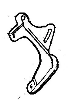 Smog Pump Bracket ,Front 80-88 Olds Motors 1