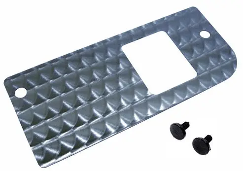 Door Lock Switch Plate ,1 Hole 70-81 Trans Am 1