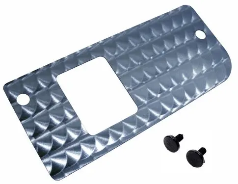 Defrost Switch Plate ,1 Hole 70-81 Trans Am 1