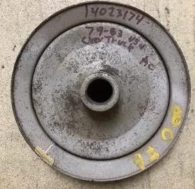 Ps Pump Pulley ,454 2 Groove Used 75-83 Chevy Truck 1