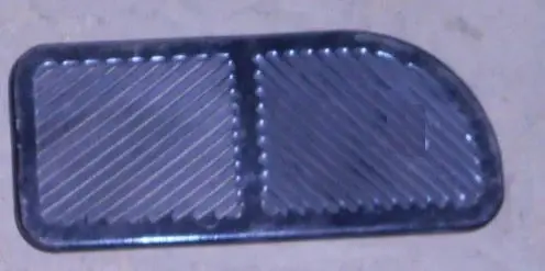 Rear Defog Grille ,Round Corner 64-9 Chevy Olds 1