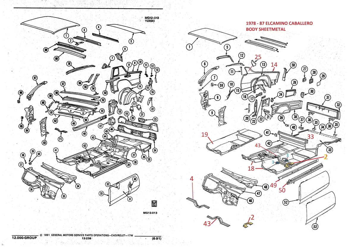G-Body Sheet Metal , 78-88 A & G-Body 1