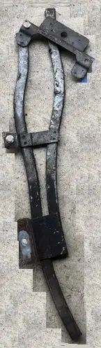 Quarter Glass Front Track ,Right Used 62-65 Nova Coup 1
