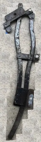 Quarter Glass Front Track ,Left Used 62-65 Nova Coup 1