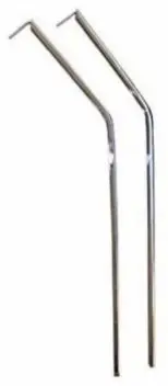 Quarter Glass Upper Chrome ,New Pair 62-65 Nova Coup 1