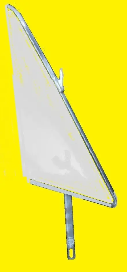 Door Vent Glass Assmy ,Left Used Clear 65-8 B- C-Body 1