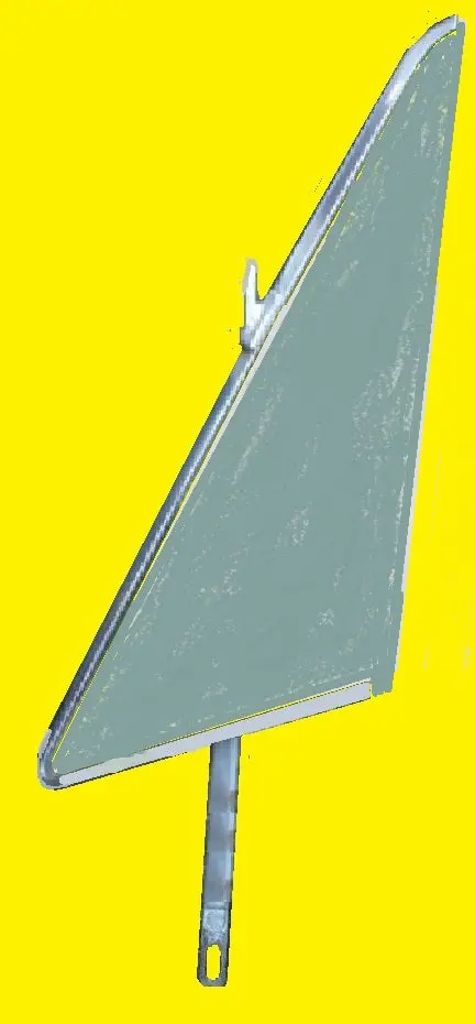 Door Vent Glass Assmy ,Left Tinted Used  65-8 B & C Body, Htps Conv 1
