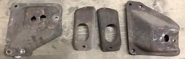 Engine Frame Mounts ,Ohc6, On Frame Used 67-9 Firebird 1