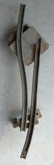 Quarter Glass Front Track ,Right Used Coup  66 67 Nova 1