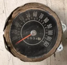 Speedometer ,W/Floor Shift Used 68 Cutlass 442 1