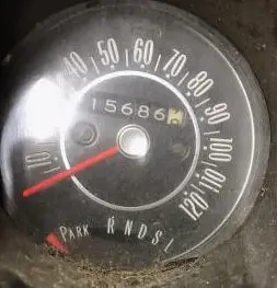 Speedometer ,Column Shift 3Spd Used 69 Cutlass 1