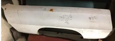 Front Fender ,Right Used 67 Grand Prix Bonn Cat 1
