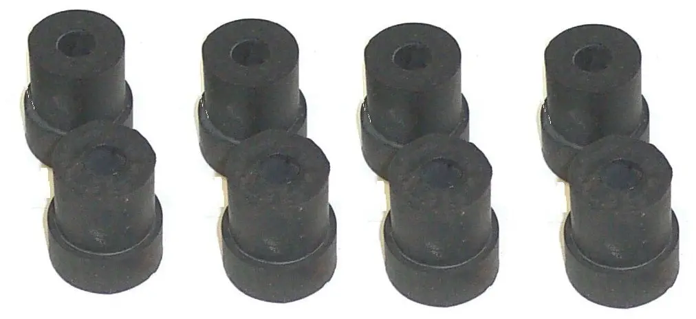 Leaf Spring Bushing Kit, 8Pcs, 67-81 F-X Body 62-79 Nova 1