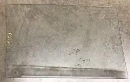 Door Glass ,Left Clear Used 68 Gm A-Body 1