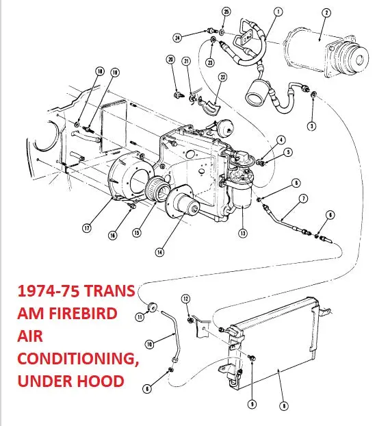 74 75 Firebird Ac Under Hood Diagram 1