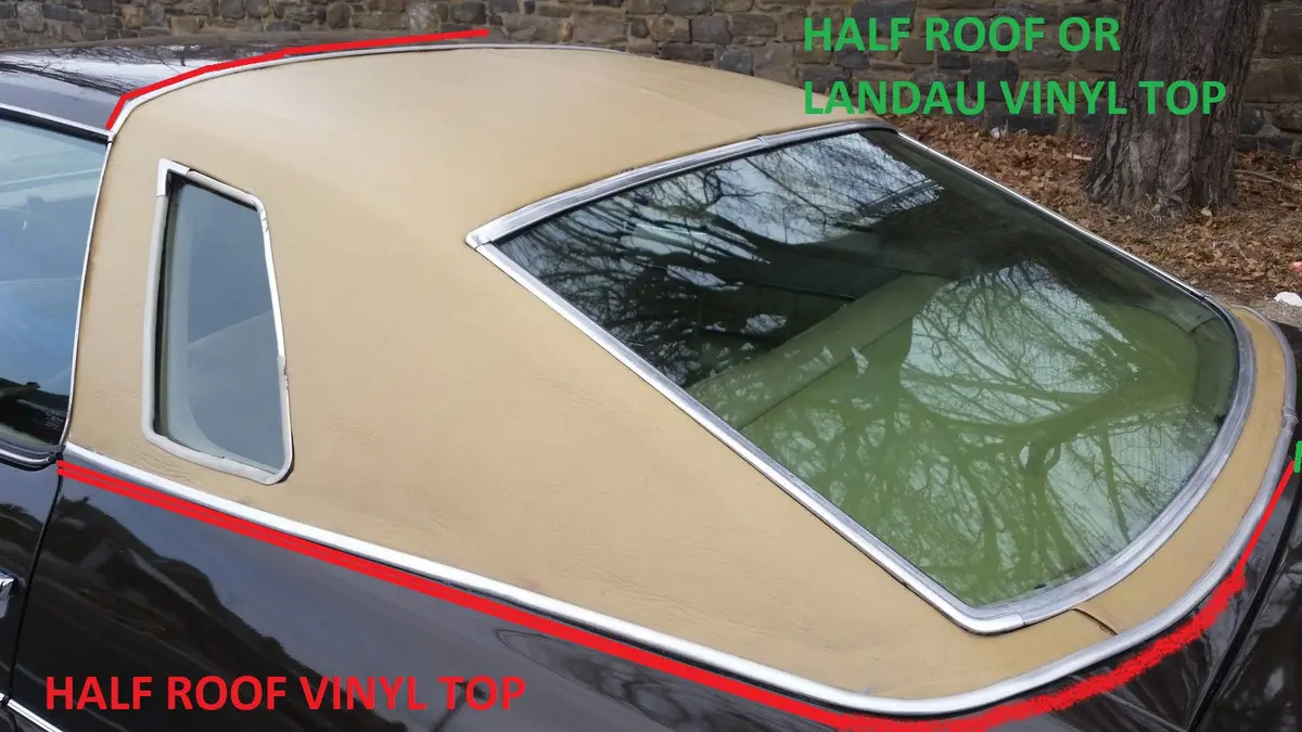 Vinyl Top Molding Set ,Half Roof Used 76 77 Malibu 1