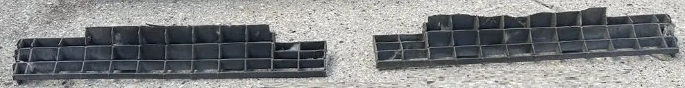 Rear Bumper Absorber, Upper Pair 83-88 Monte Carlo Ss 1