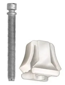 Headlight Adjuster Screw & Nut, Each 75-81 1