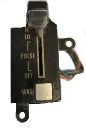 Wiper Switch, W/Delay Used 75- 77 Grand Prix Lemans 1