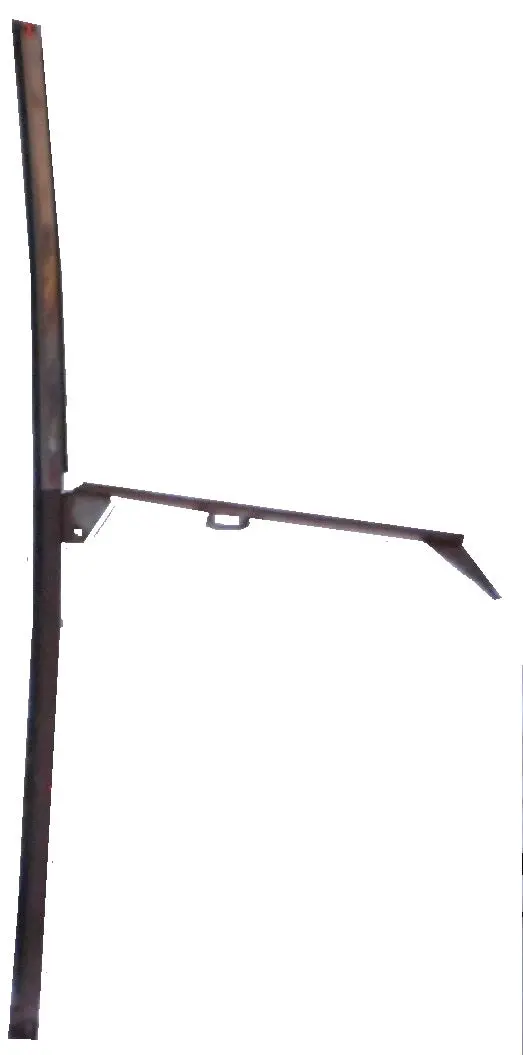 Door Vent Divider Channel ,Right Used 66 67 A-Body 1