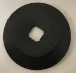 Door Quarter Glass Washer ,Round Plastic, Each 1
